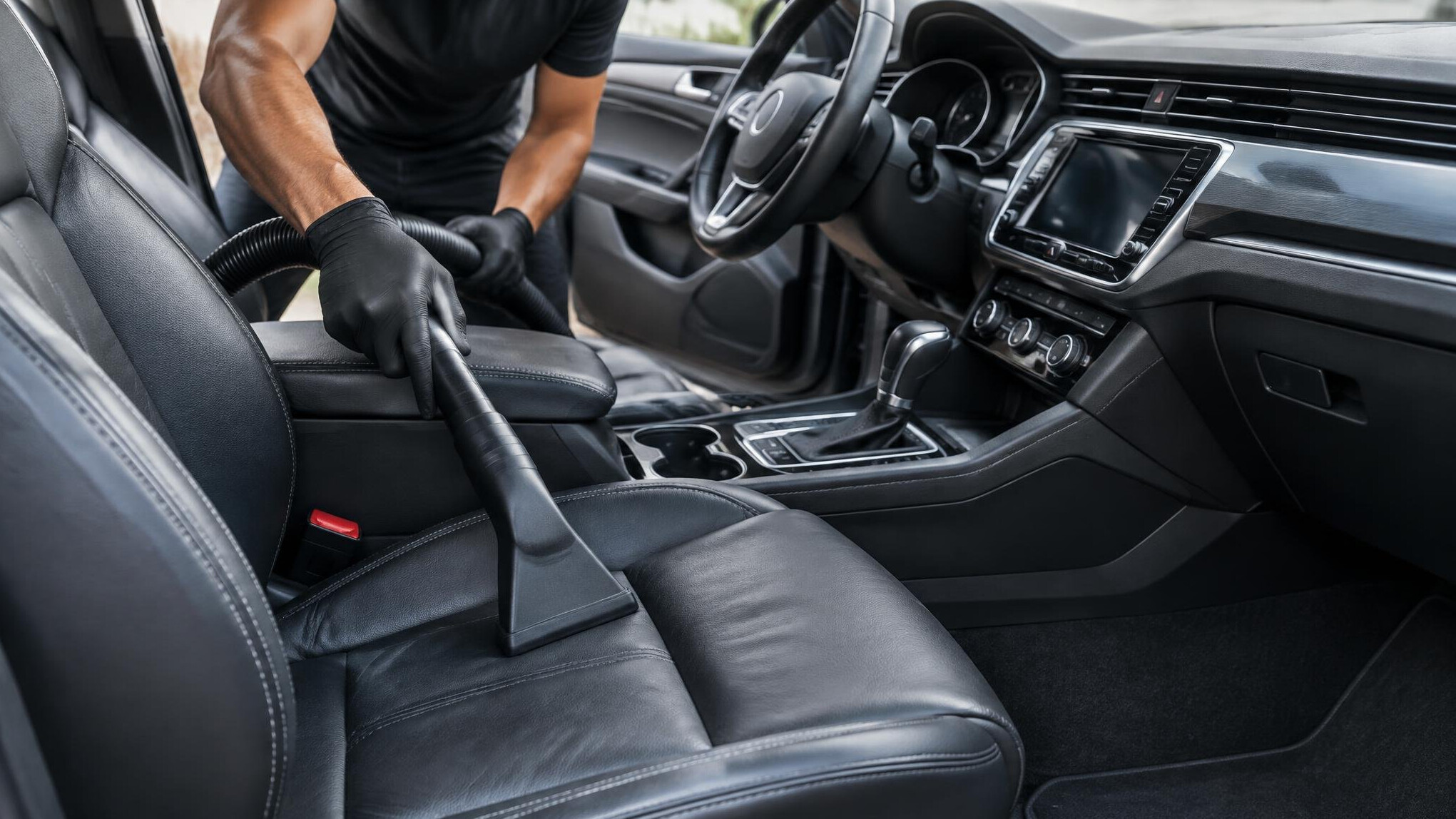 car interior cleaning