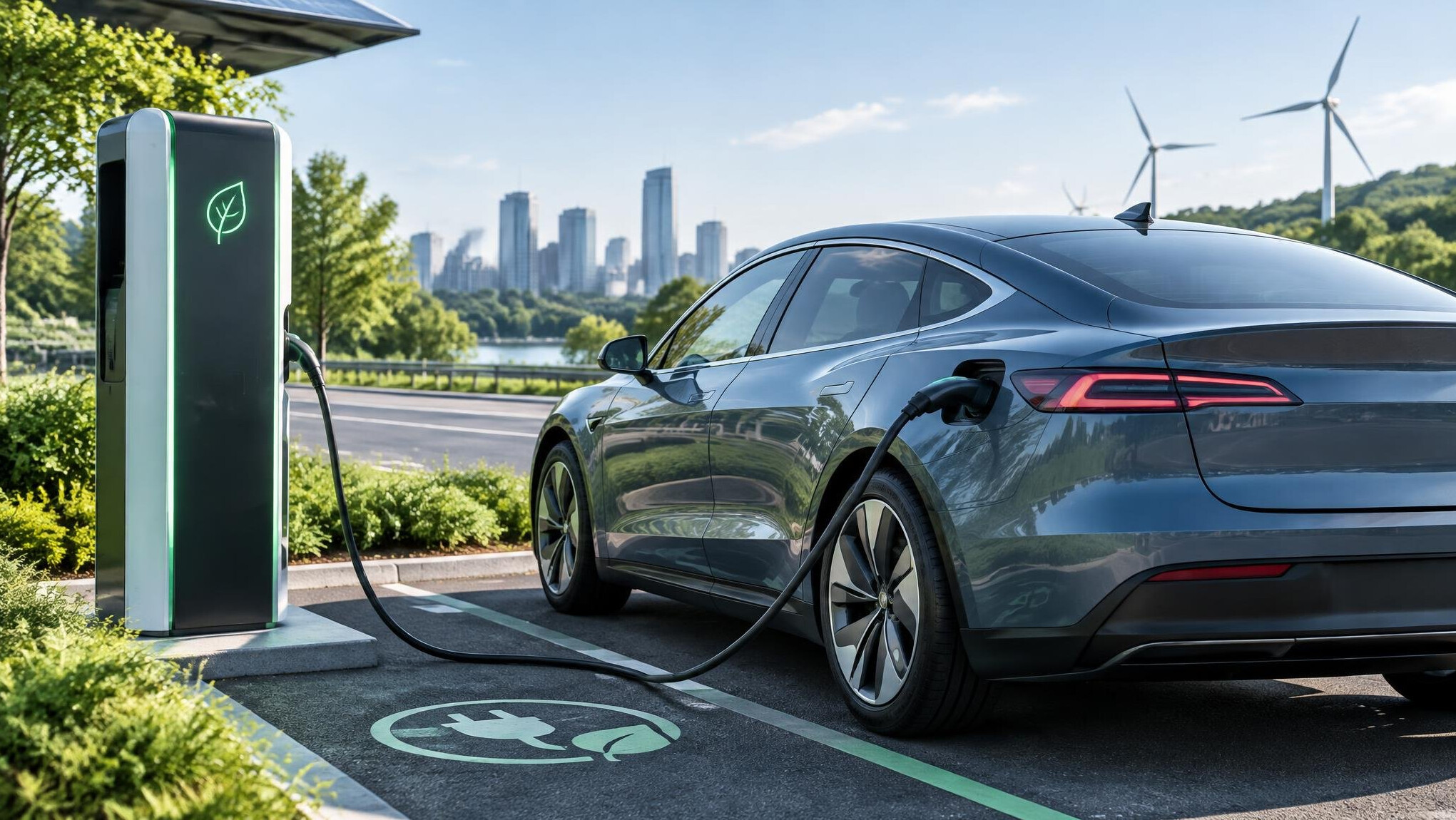 electric car charging station